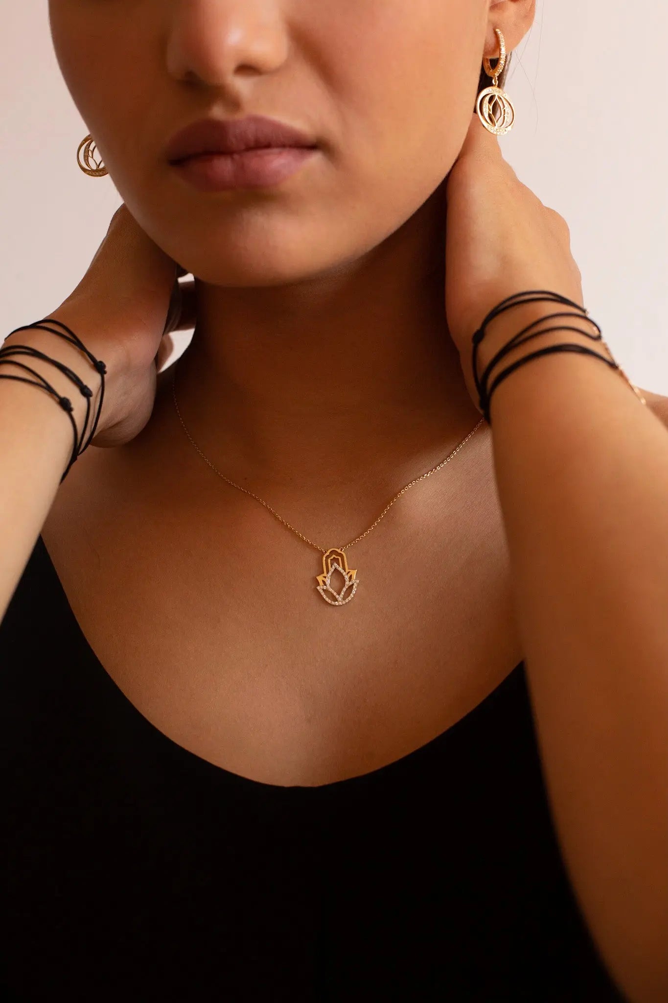 Collier Équilibre or et diamants - MANOYAS
