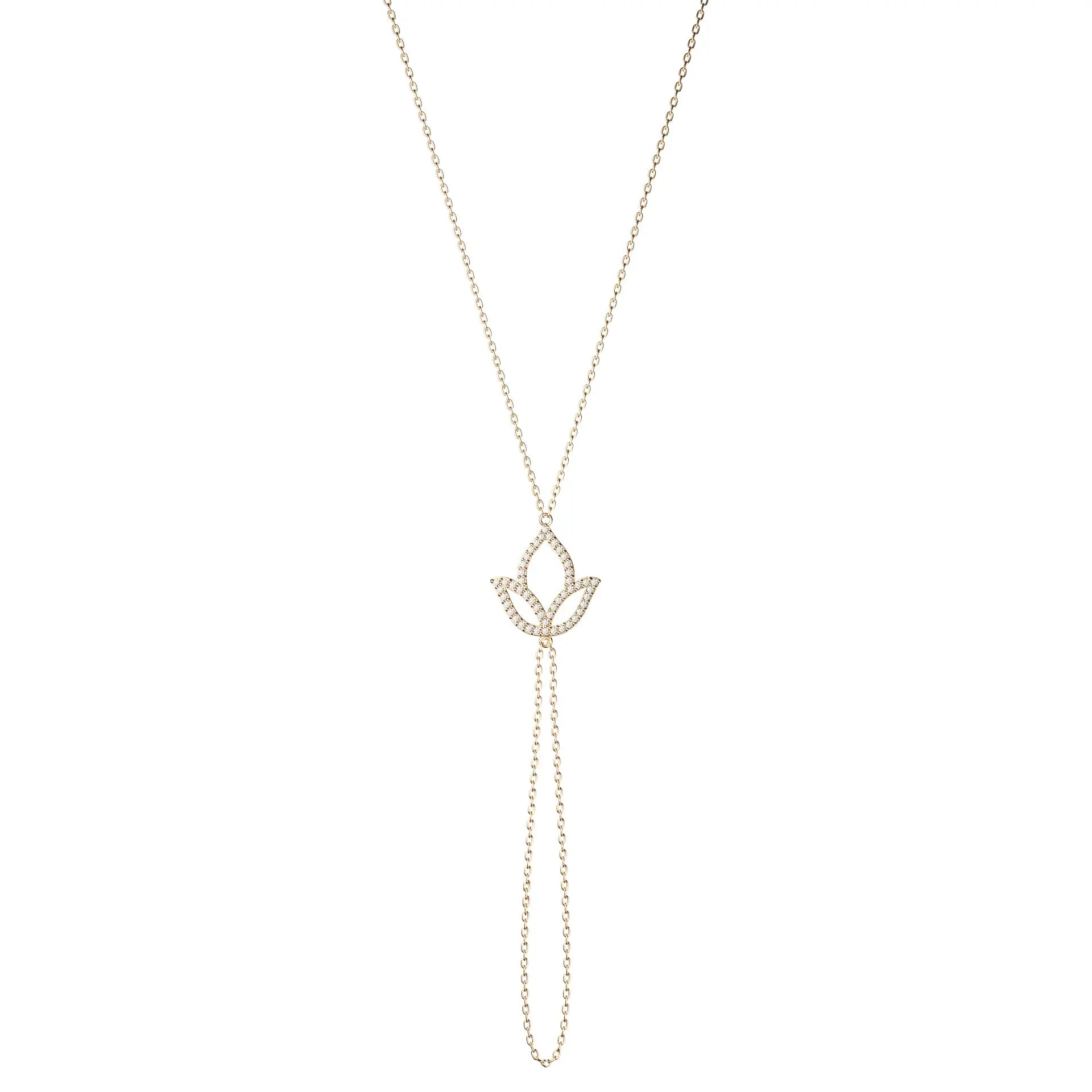 Collier Lotus : Élégance et Spiritualité en Or 18 carats (Copie) - MANOYAS