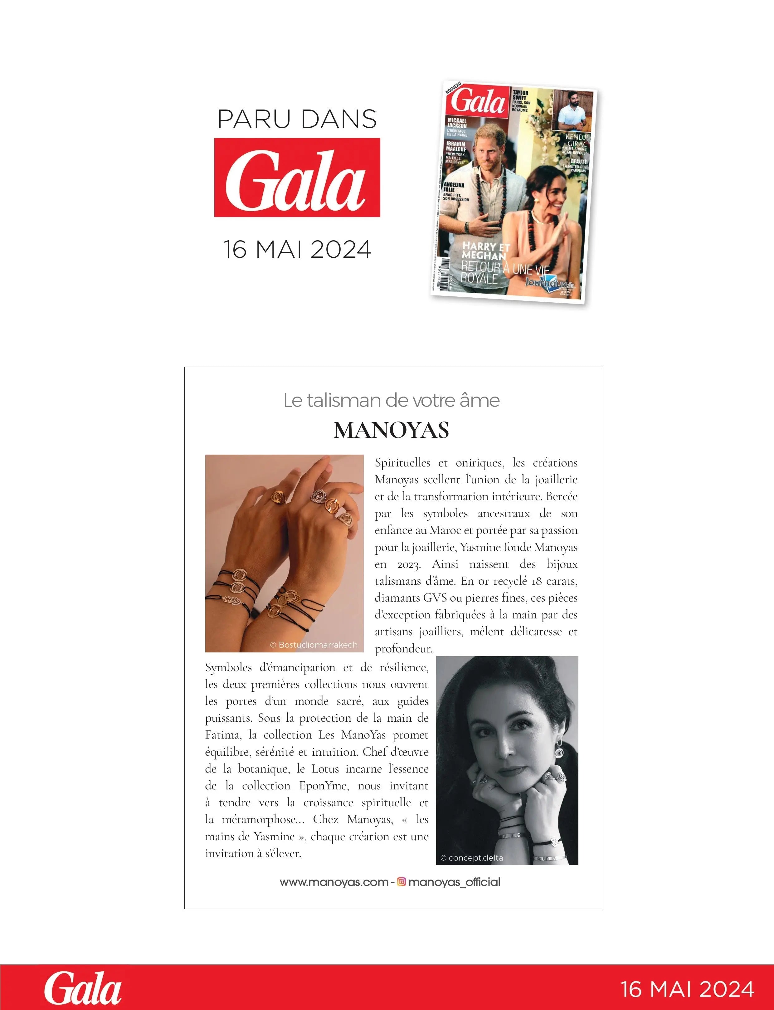 Manoyas-Joaillerie-est-dans-Gala-magazine - MANOYAS