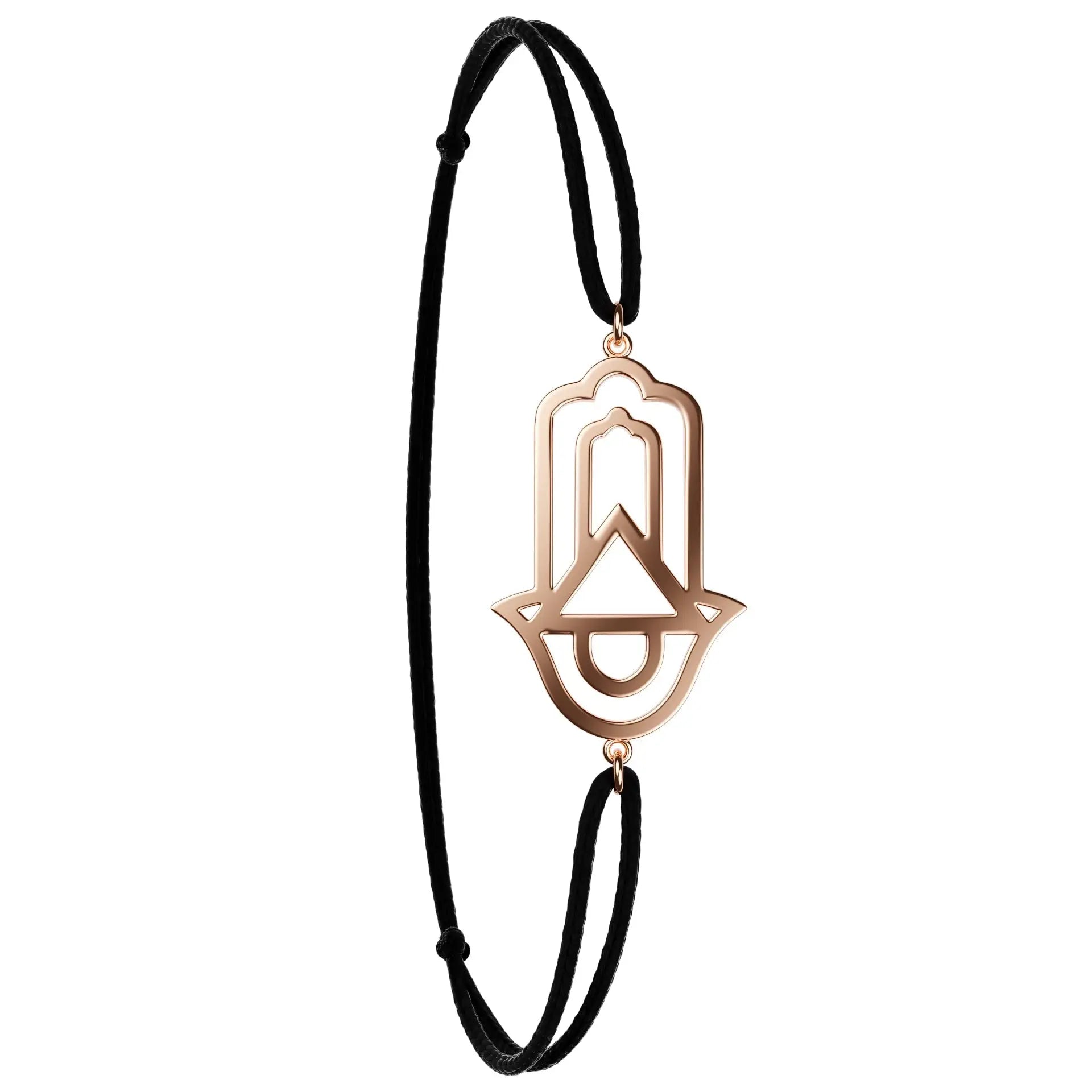 Main de Fatima Force — Bracelet talisman en or 18 carats - MANOYAS