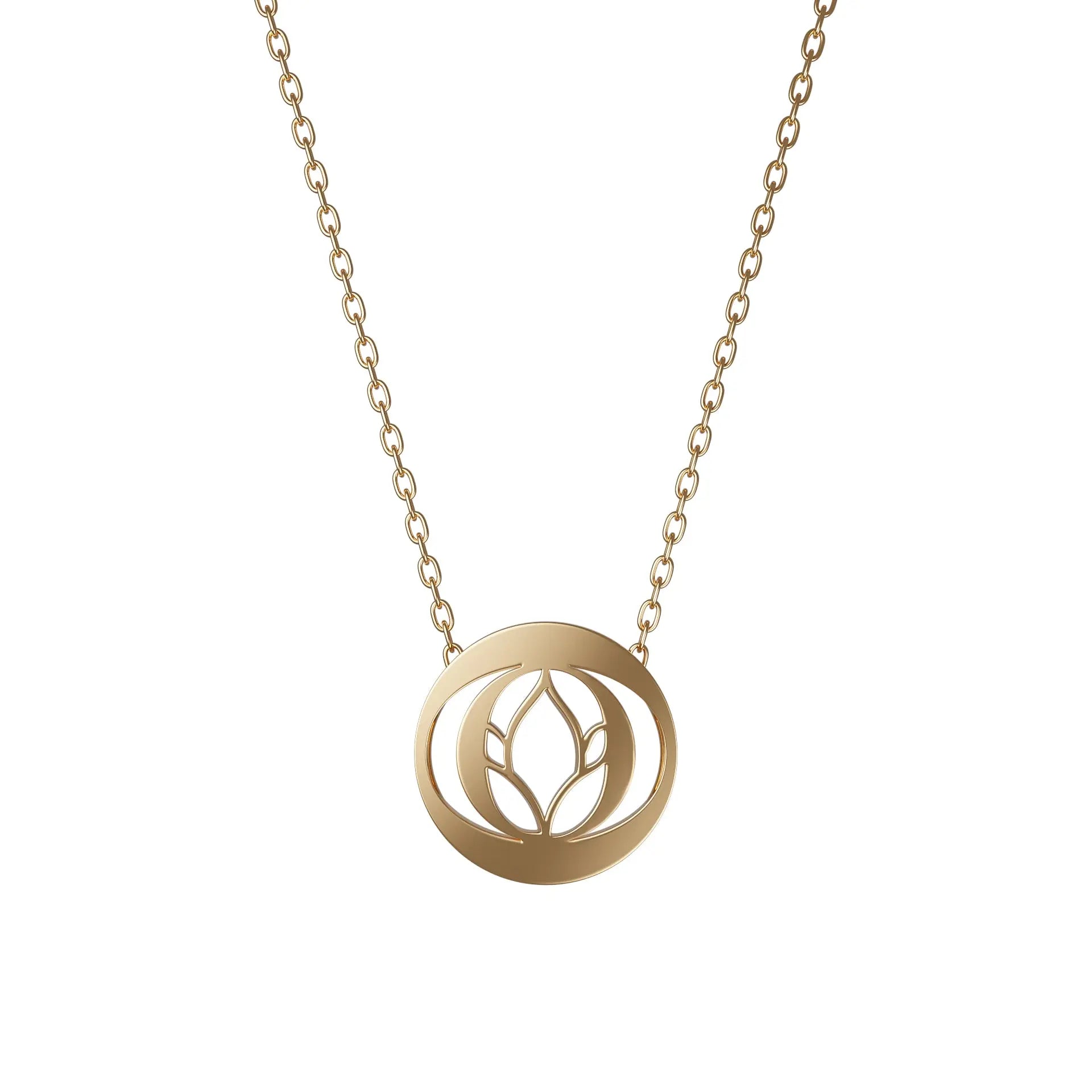 Collier Lotus : Élégance et Spiritualité en Or 18 carats - MANOYAS