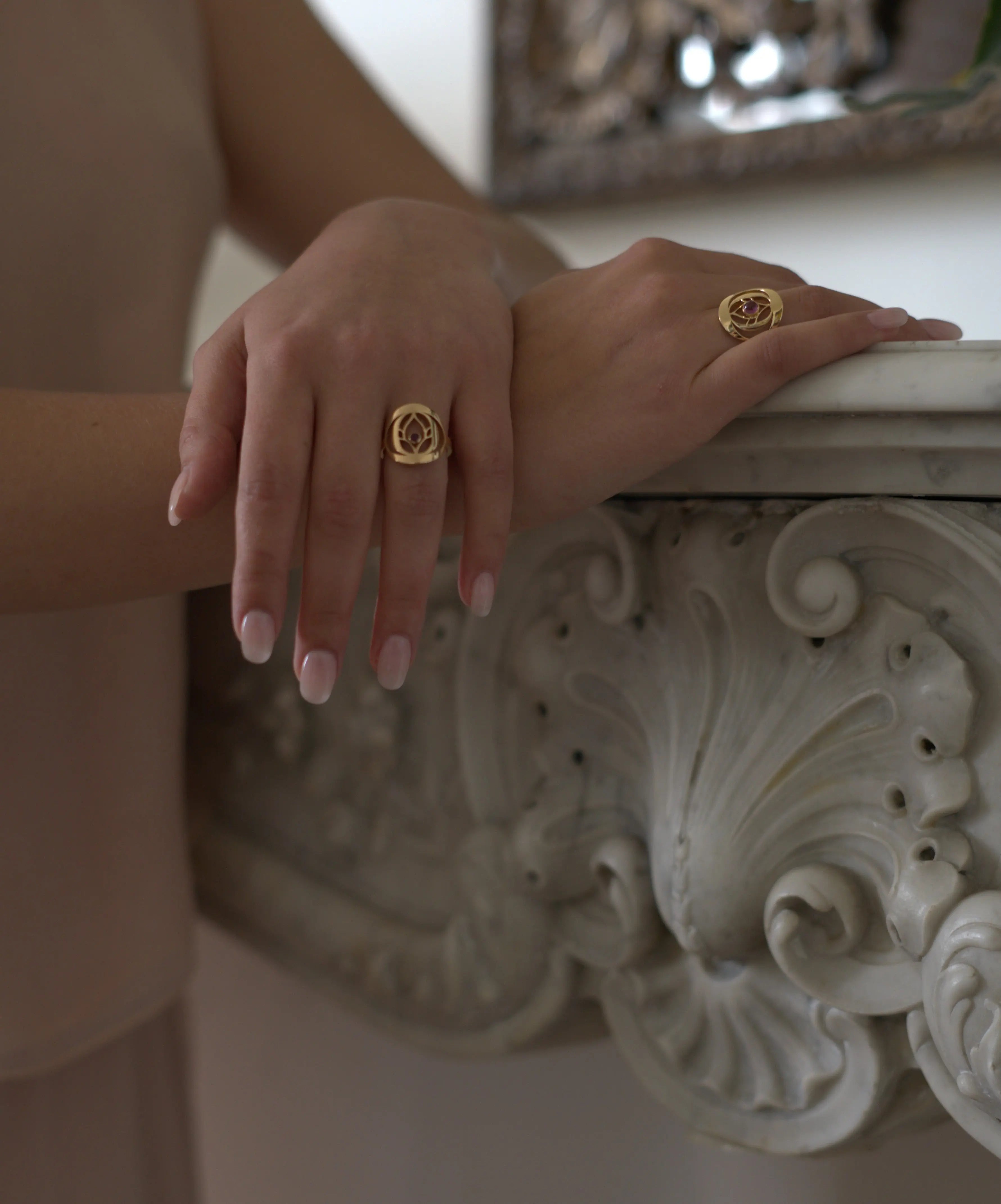 Bague Lotus Présence - MANOYAS